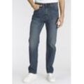 Straight-Jeans LEVI'S "505" Gr. 33, Länge 34, blau (feel the music) Herren Jeans REGULAR