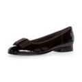 Ballerina GABOR Gr. 37, schwarz Damen Schuhe Ballerinas Flats, Kitten Heel, Festliche mit dekorativer Schleife
