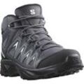 Wanderschuh SALOMON "X BRAZE MID GORE-TEX W" Gr. 40, grau (anthrazit) Schuhe Damen Wasserdicht