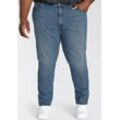 Tapered-fit-Jeans LEVI'S PLUS "512" Gr. 42, Länge 32, blau (comed raw with me ad) Herren Jeans in authentischer Waschung