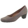 Pumps GABOR "ST.TROPEZ" Gr. 43, grau (taupe) Damen Schuhe Abendschuh, Festtagsschuh,Trichterabsatz, in klassischer Linie Bestseller