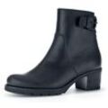 Stiefelette GABOR "St. Tropez" Gr. 38, schwarz (57 schwarz) Damen Schuhe Reißverschlussstiefeletten mit Schnalle an der Ferse, G-Weite