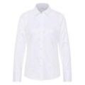 Cover Shirt Bluse in weiß unifarben, weiß, 50