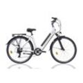 Villette l'Amant Eco, City E-bike, Damen, 10.4 Ah, 7 Gänge, Weiss