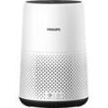 PHILIPS AC0820/10 Serie 800, CADR 190 m3/h, sanfter Schlafmodus Luftreiniger Weiß (22 Watt, Raumgröße: 49 m2, HEPA-Filter, Vorfilter)