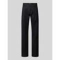 Tapered Fit Leinenhose mit Bundfalten Modell 'Osby'