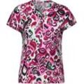 CECIL T-Shirt, Split-Neck, für Damen, pink, M