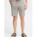 FQ1924 Leinenshorts Herren Baumwolle gestreift, beige