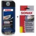 SONAX Politur Polish & Wax Color NanoPro blau, 500ml inkl. SONAX Applikationsschwamm