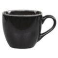 Chic Antique Calais Becher mit Griff, H9/Ø10 cm, schwarz