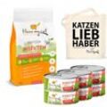 I love my cat Sparset Insektenprotein für Katzen - Trocken- und Nassfutter mit Insekten + Jutebeutel