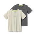 2 Kinder-T-Shirts - Creme - Kinder - Gr.: 122/128