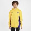 Los Angeles Lakers Showtime Nike Dri-FIT NBA Hoodie mit durchgehendem Reißverschluss (ältere Kinder) - Gelb