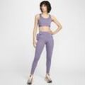 Nike Trail Go 7/8-Leggings mit Taschen, starkem Halt und hohem Bund für Damen - Lila