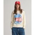 Scenery Print Rundhals-Sweatshirt