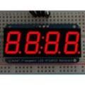 Adafruit 0.56" 4-Ziffern 7-Segment Display mit I2C Backpack - Rot