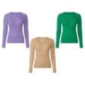 esmara® Damen Pullover mit Viskose