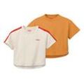 2 Cropped-T-Shirts - Orange - Kinder - Gr.: 134/140