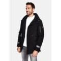 Winterjacke NEW CANADIAN "Alpha Voyager", Herren, Gr. L, schwarz, 100% recycltes Nylon, unifarben, sportlich, normal, ohne Ausschnitt, Langarm, Jacken, mit reflektierenden Elementen