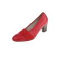 Pumps NATURAL FEET "Janine" Gr. 36, rot Damen Schuhe aus echtem Hirschleder