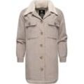 Cordjacke RAGWEAR "Kyoka" Gr. L (40), beige Damen Jacken Stylische Jacke aus Cord mit flauschigem Innenfutter