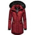 Steppmantel NAVAHOO "Schätzchen" Gr. M (38), lila (pflaume) Damen Mäntel Wintermäntel warmer Winterparka mit Kunstfellkapuze