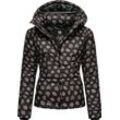 Steppjacke RAGWEAR "Relive Remake", Damen, Gr. L (40), schwarz, Obermaterial: 100% Polyester (recycelt), Innenfutter: 100% Polyester (recycelt), Wattierung: 100% Polyester, casual, figurbetont hüftbedeckend, Langarm Ärmel ohne Ärmelschlitz normaler Saum, Jacken, Modische cropped Winter Kurzjacke aus recycelten Materialien