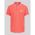 Regular Fit Poloshirt mit Label-Print