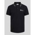 Regular Fit Poloshirt mit Label-Print