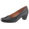 Pumps GABOR "ST.TROPEZ" Gr. 38,5, blau (nachtblau) Damen Schuhe Abendschuh, Festtagsschuh,Trichterabsatz, in Komfortweite G (=weit)