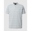 Regular Fit Poloshirt mit Allover-Muster Modell 'Pirax'