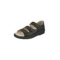 Sandale NATURAL FEET "Casablanca" Gr. 34, schwarz, Damen, Leder, Schuhe, aus Glattleder