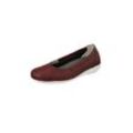 Ballerina NATURAL FEET "Collien" Gr. 37, rot (dunkelrot) Damen Schuhe Ballerina mit stoßhemmender Sohle