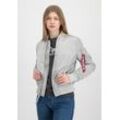 Bomberjacke ALPHA INDUSTRIES "Alpha Industries Women - Bomber Jackets MA-1 VF 59 Wmn" Gr. L, grau (grey) Damen Jacken