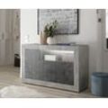 Sideboard INOSIGN "Urbino", grau (beton, schieferfarben), Sideboards, Breite 138 cm