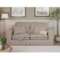 3-Sitzer HOME AFFAIRE "ALISSAS BIS mit vielen Kissen, Biesen an den Kissen", beige, B:196cm H:95cm T:108cm, 92% Polyester, 8% Nylon, Sofas, Hussen-Optik, kleine Taschen an der Seite zum Verstauen