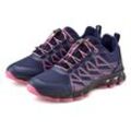 Sneaker LASCANA ACTIVE Gr. 36, blau (blau, pink) Damen Schuhe Trekkingschuh,Outdoor,wasserabweisendes Membran,elastische Schnürung