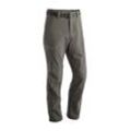 Funktionshose MAIER SPORTS "Nil" Gr. 46, Normalgrößen, braun (schlamm) Herren Hosen Wanderhose, atmungsaktive Outdoor-Hose mit Roll up Funktion