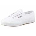 Sneaker SUPERGA "Cotu Classic" Gr. 36, weiß (weiß, reinweiß) Schuhe Sneaker mit klassischem Canvas-Obermaterial