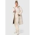 Winterjacke MARIKOO "Ayumii" Gr. XL, beige (creme), Damen, Obermaterial: 100% Polyester; Futter: 100% Polyester; Wattierung: 100% Polyester; Ärmelfutter: 100% Polyester, Jacken, mit hohem Stehkragen