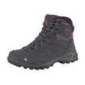 Wanderschuh MCKINLEY "Vulcanus MID AQX W" Gr. 36, bunt (anthrazit, pink), Leder, Textil, Schuhe, wasserdicht