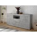 Sideboard INOSIGN "Urbino", grau (beton), Sideboards, Breite 184 cm