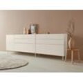 Sideboard "Essentials", grau (warmgrau), B:279cm H:90cm T:42cm, MDF, LEGER HOME BY LENA GERCKE, Sideboards, Breite: 279cm, MDF lackiert, Push-to-open-Funktion