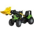 Trettraktor ROLLY TOYS "rollyFarmtrac Premium II Deutz 8280 TTV" Tretfahrzeuge grün Kinder mit Frontlader, BxTxH: 150x54x75 cm