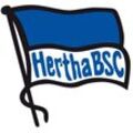 Wandtattoo WALL-ART "Hertha BSC Logo Fahne" Wandtattoos Gr. B/H/T: 100 cm x 94 cm x 0,1 cm, -, bunt (mehrfarbig) Wandtattoos Wandsticker selbstklebend, entfernbar