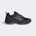 Wanderschuh ADIDAS TERREX "TERREX SWIFT R3 GORE-TEX" Gr. 41, schwarz (core black, grey three, solar red) Schuhe Herren wasserdicht