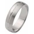 Trauring FIRETTI "Schmuck Geschenk Hochzeit Ehering "LIEBE"" Fingerringe Gr. 18, ohne Zirkonia, Silber 925 (Sterlingsilber), 6 mm, silberfarben wahlweise mit oder ohne Zirkonia