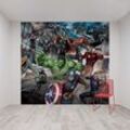 MARVEL Fototapete "Avengers" Tapeten Mehrfarbig - 300x280cm Gr. B/L: 3 m x 2,8 m, bunt Fototapeten