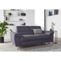 2,5-Sitzer SIT & MORE "Sorano" Sofas Gr. B/H/T: 188cm x 88cm x 91cm, Flachgewebe, grau (anthrazit) Breite 188 cm