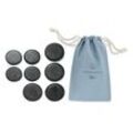 Tchibo Hot Stones Massageset - Schwarz - 100% Baumwolle